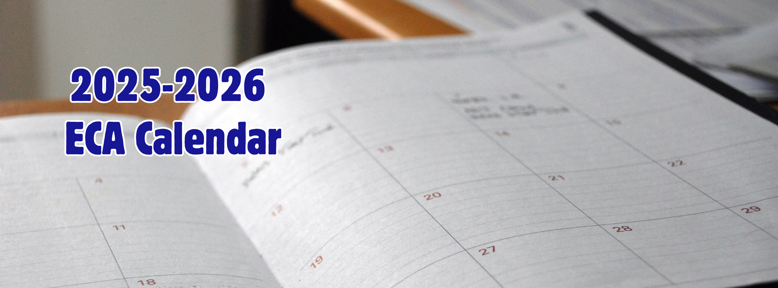 2025-26 ECA Calendar