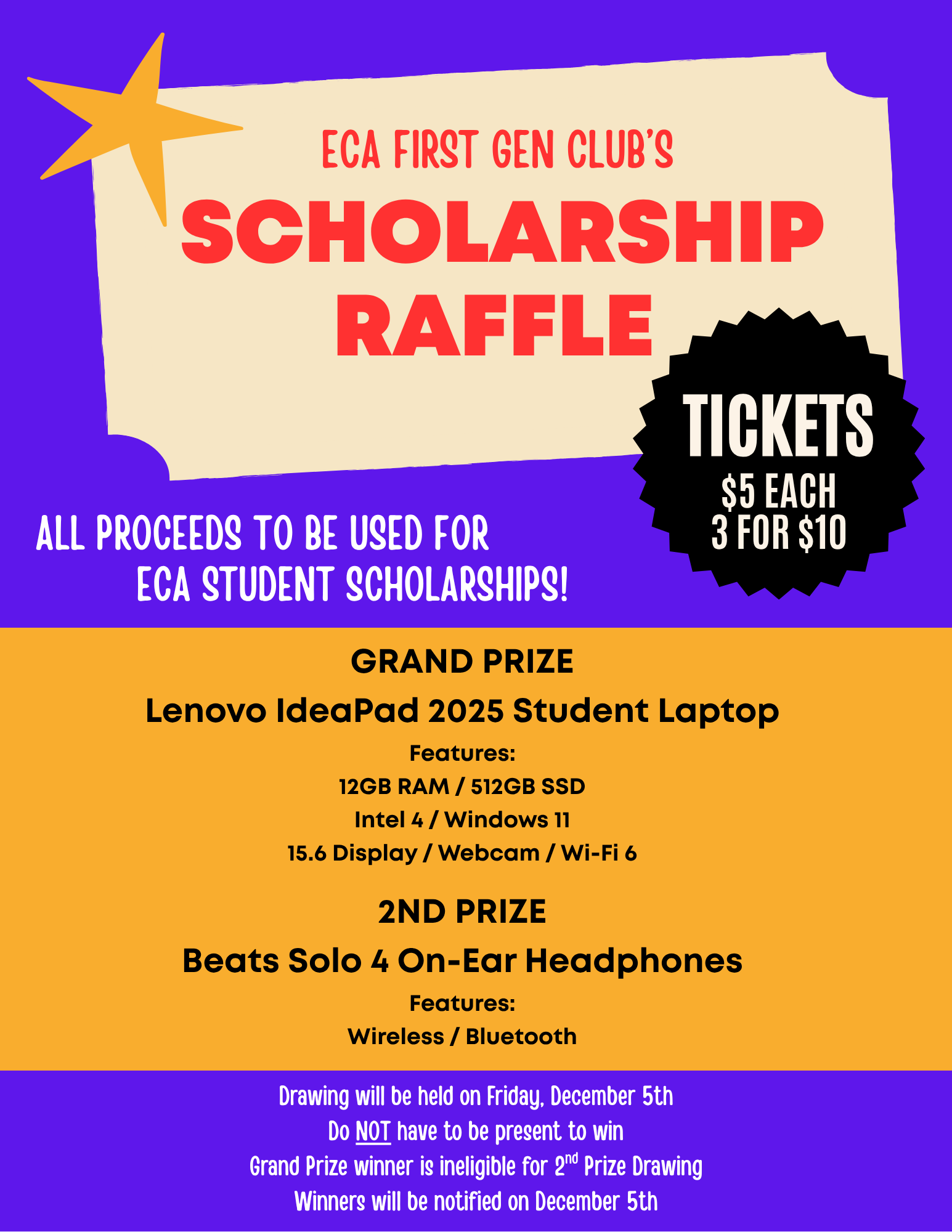 Raffle Flyer