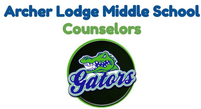 archer lodge middle school counselors with gator logo