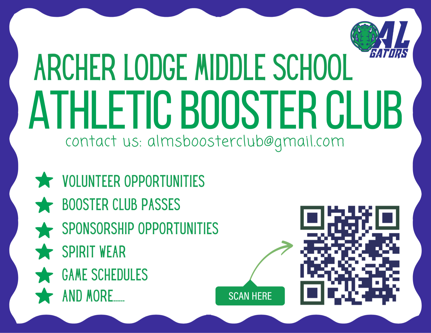 ALMS Booster Club QR Code