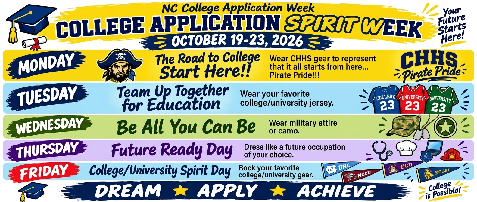 spirit week collage app