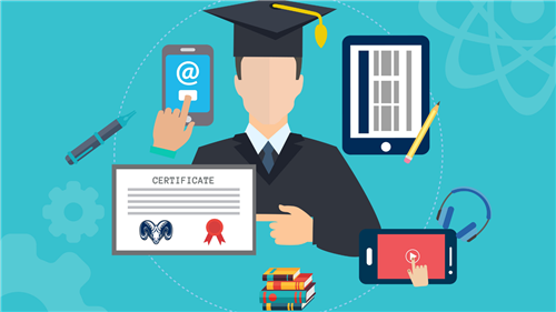 Stock image of student