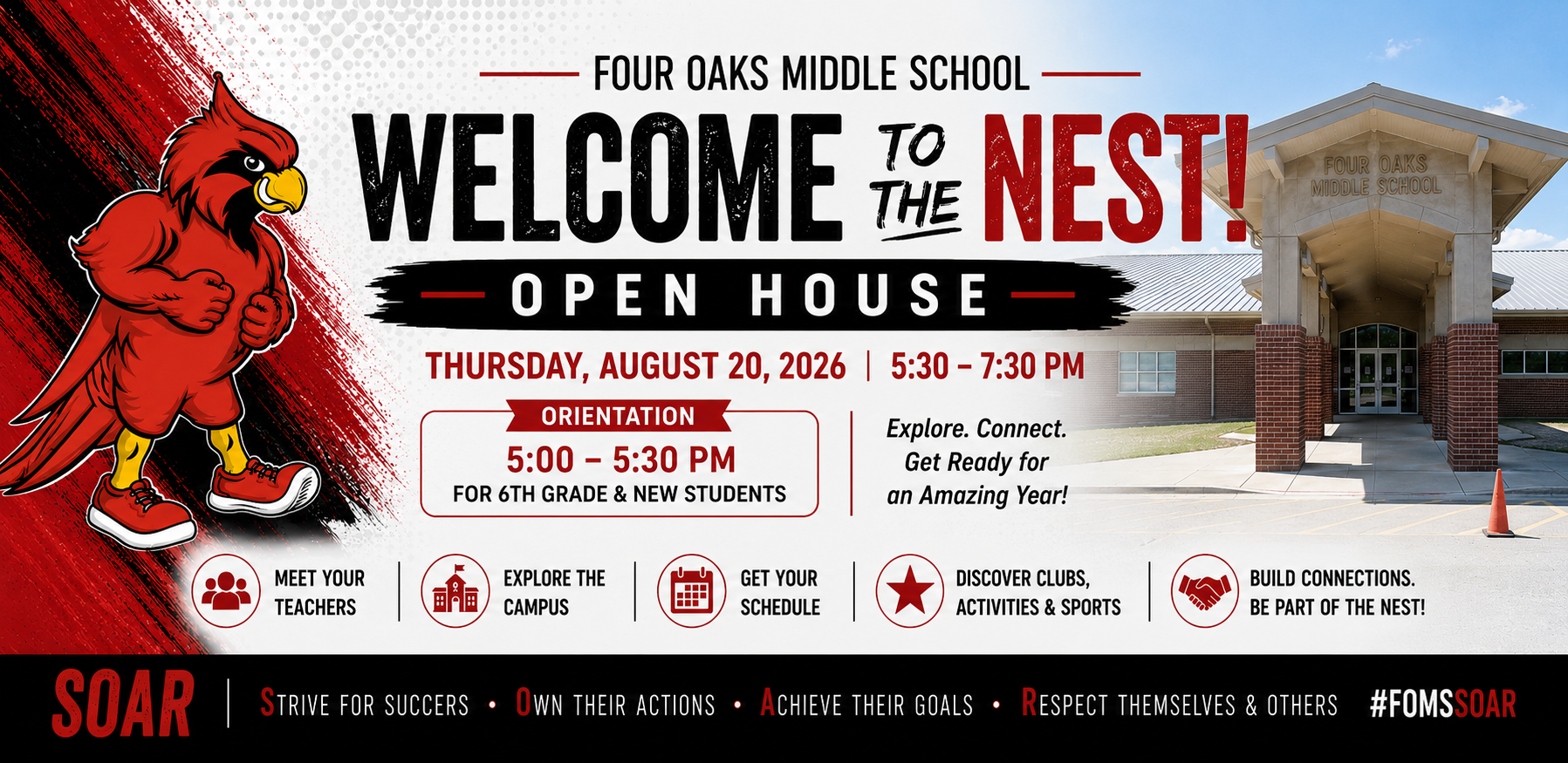 Open House | August 20, 2026 5:30 - 7:30