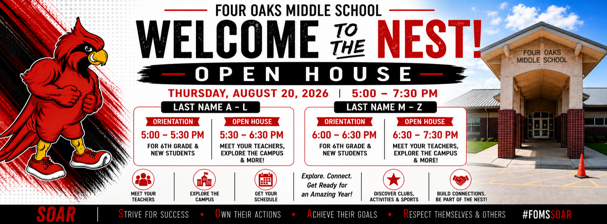 Open House | August 20, 2026 5:30 - 7:30
