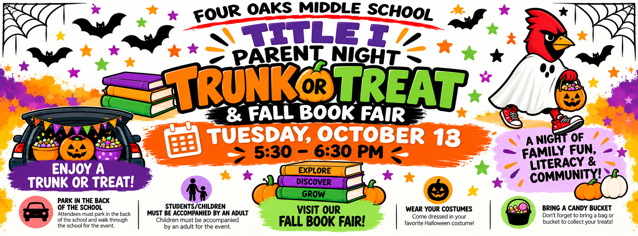 Title 1 Parent Night and Trunk or Treat