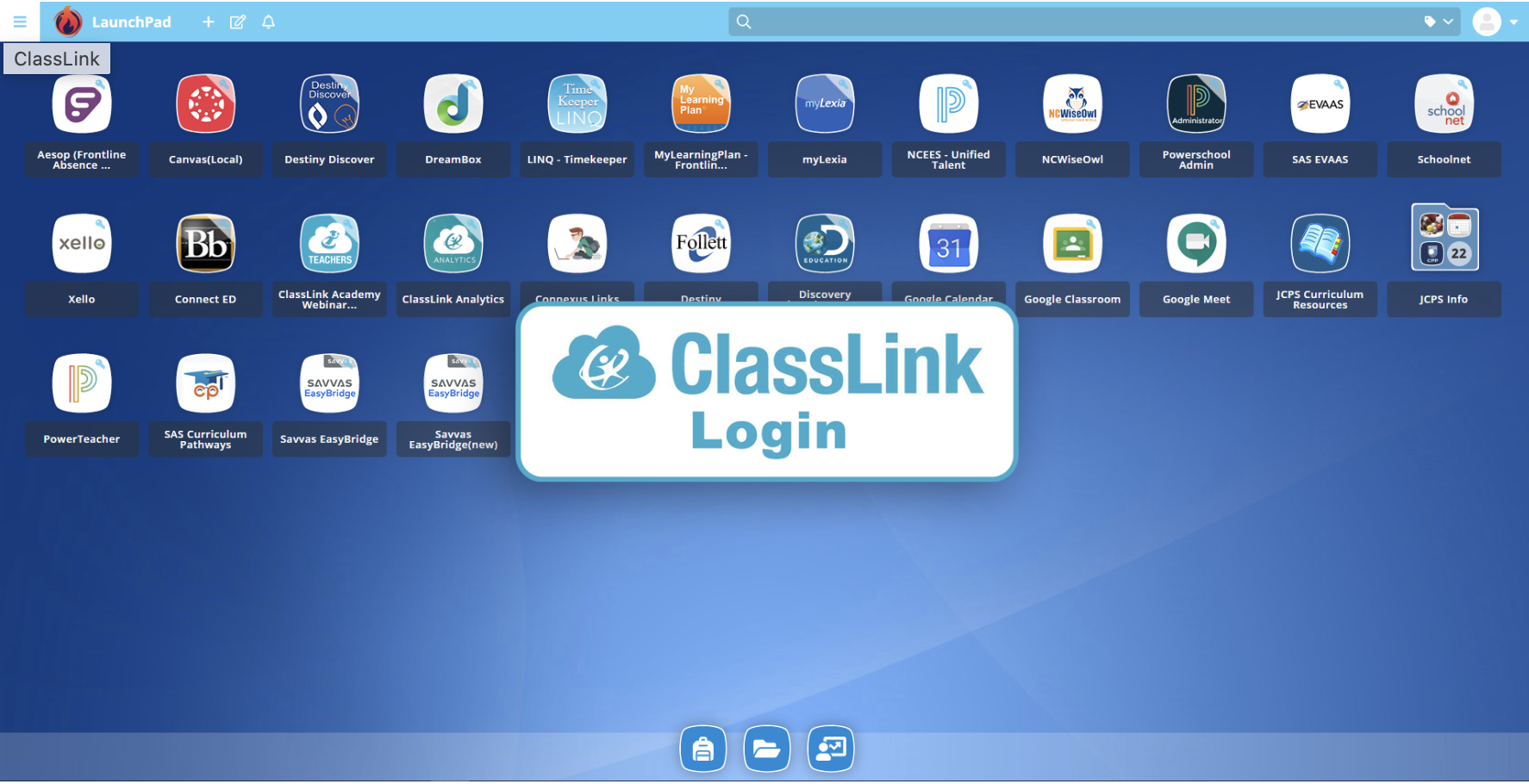 ClassLink Homepage