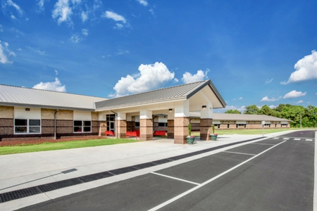 Front Exterior view of North Johnston Middle School