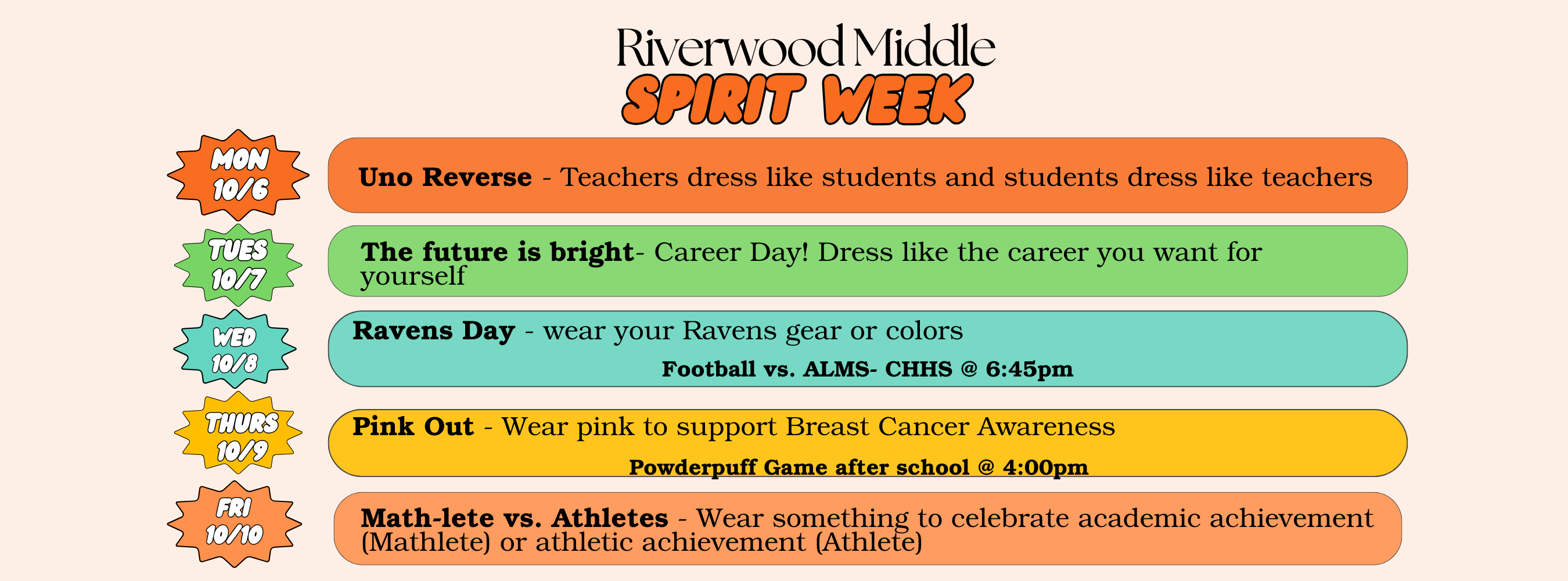 Fall Spirit Week