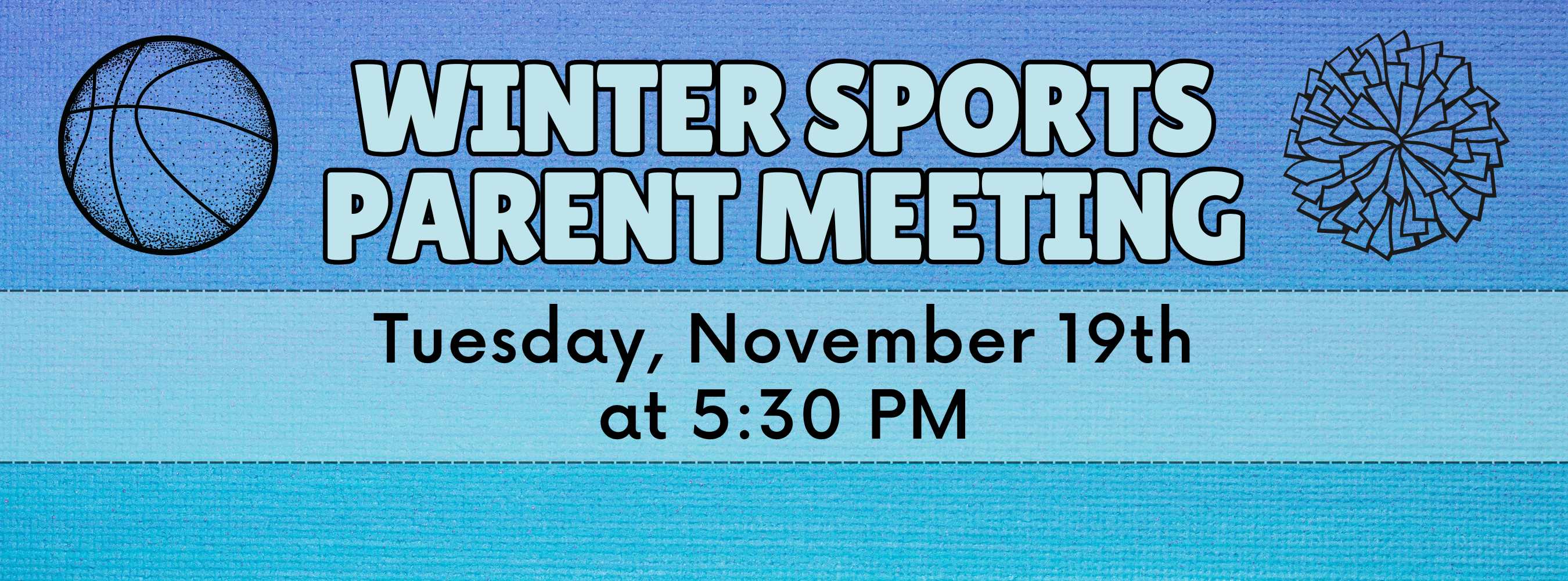 Winter Sports Parent Meeting