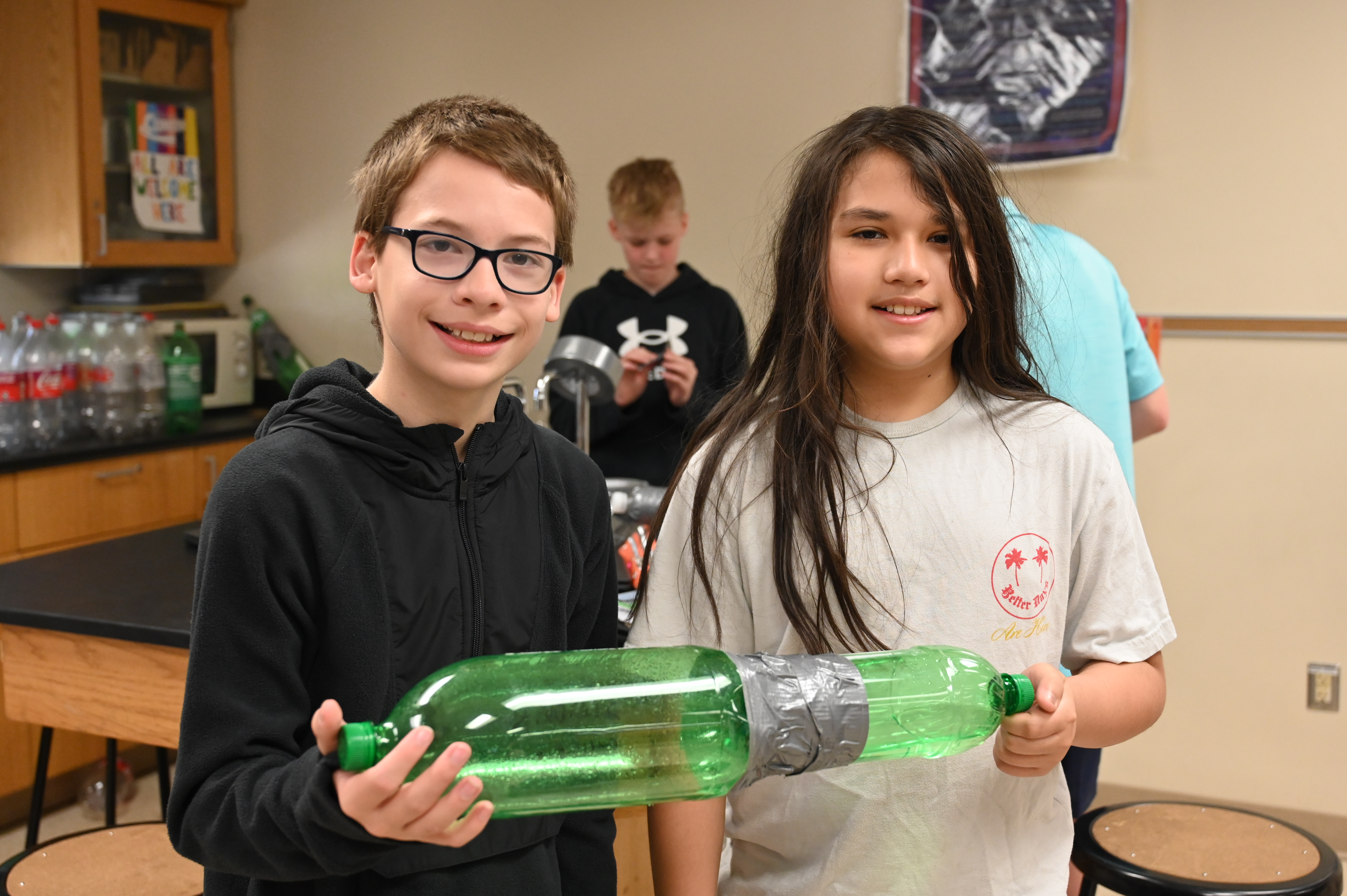 student smiling at camera