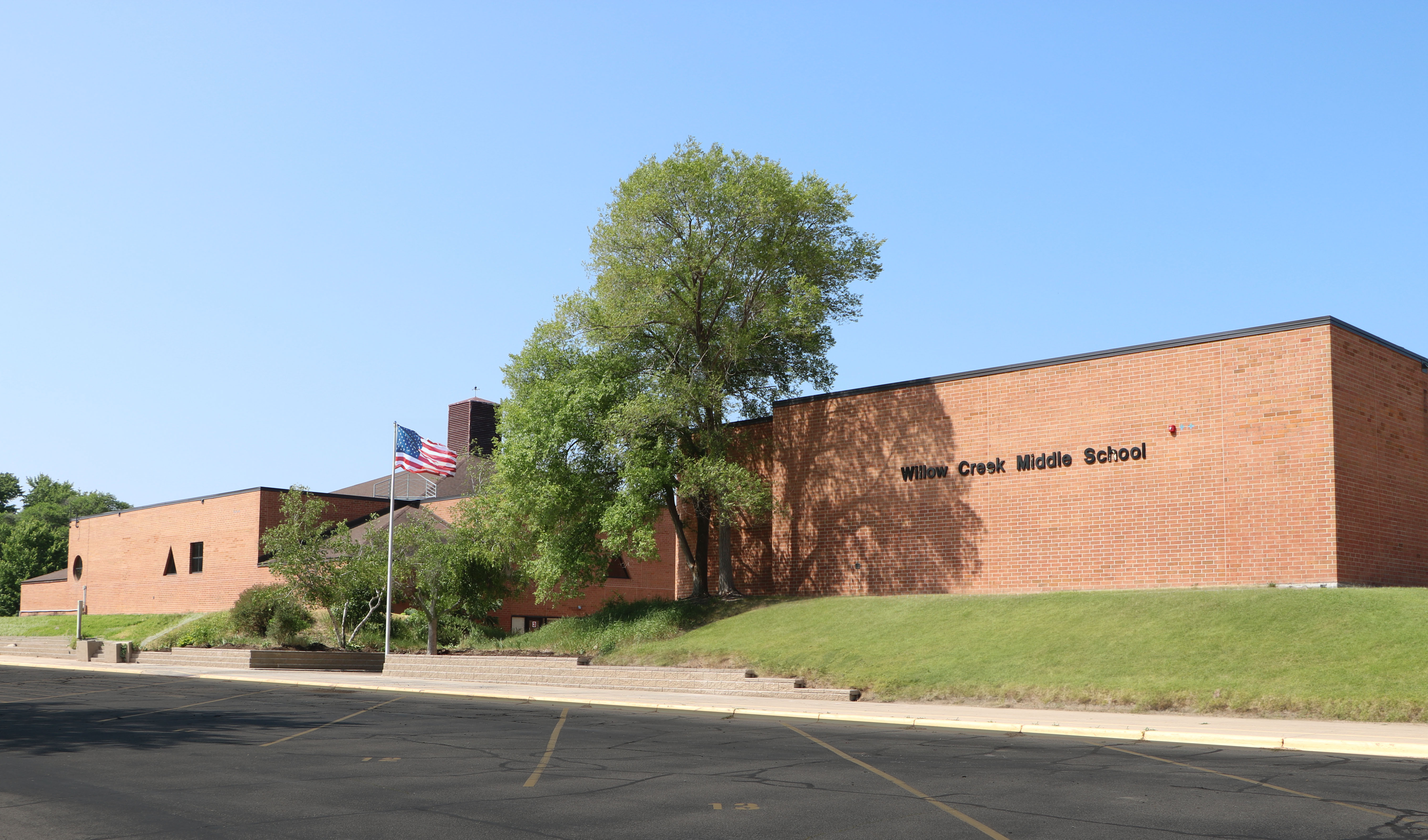Exterior of Willow Creek Middle School Building