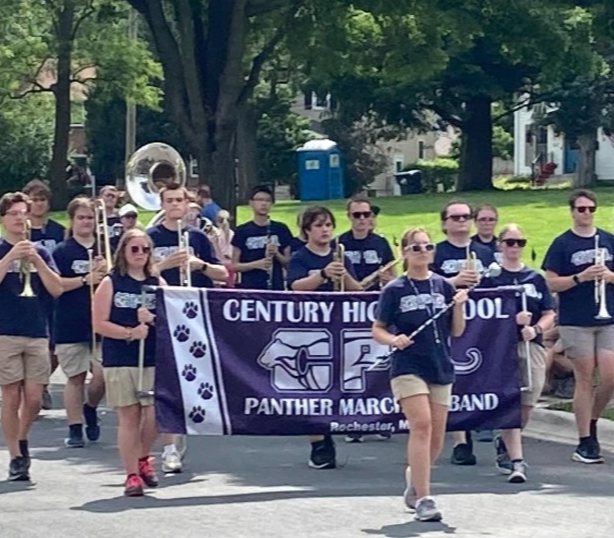 Century Band at the parade