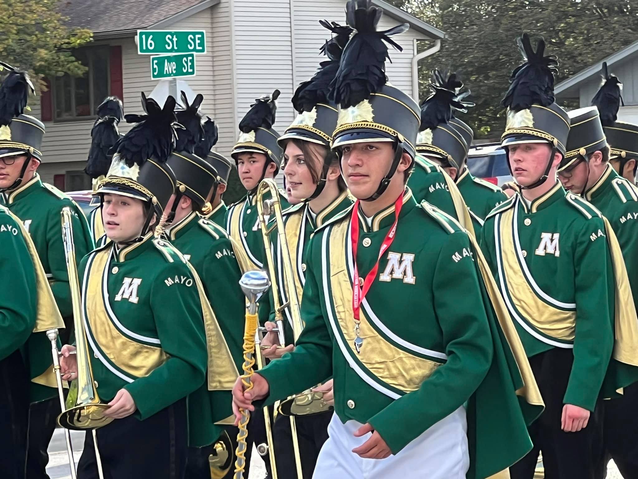 mayo band in parade