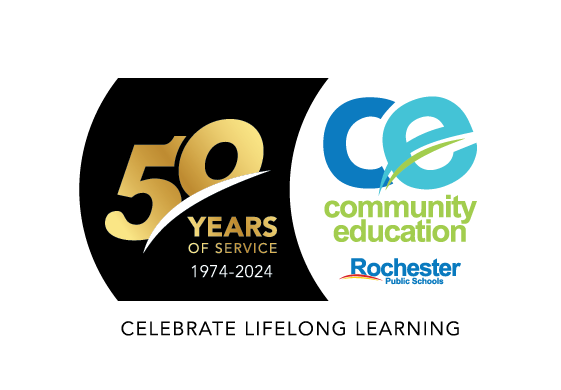 50th Anniversary Community Education Logo