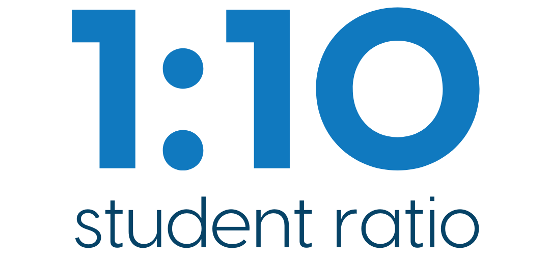 1:10 student ratio