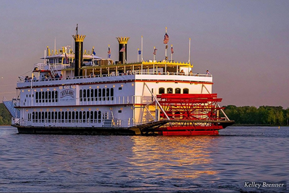 large riverboat on the water