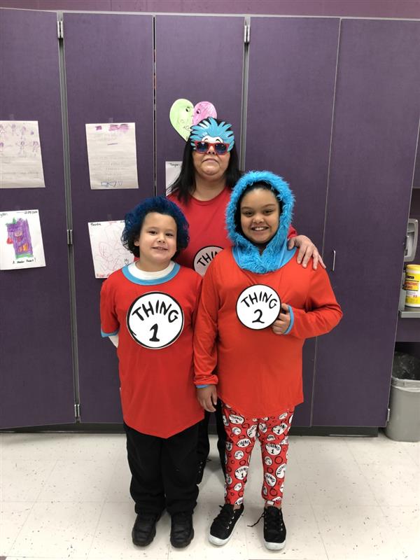 mom with daughter at school