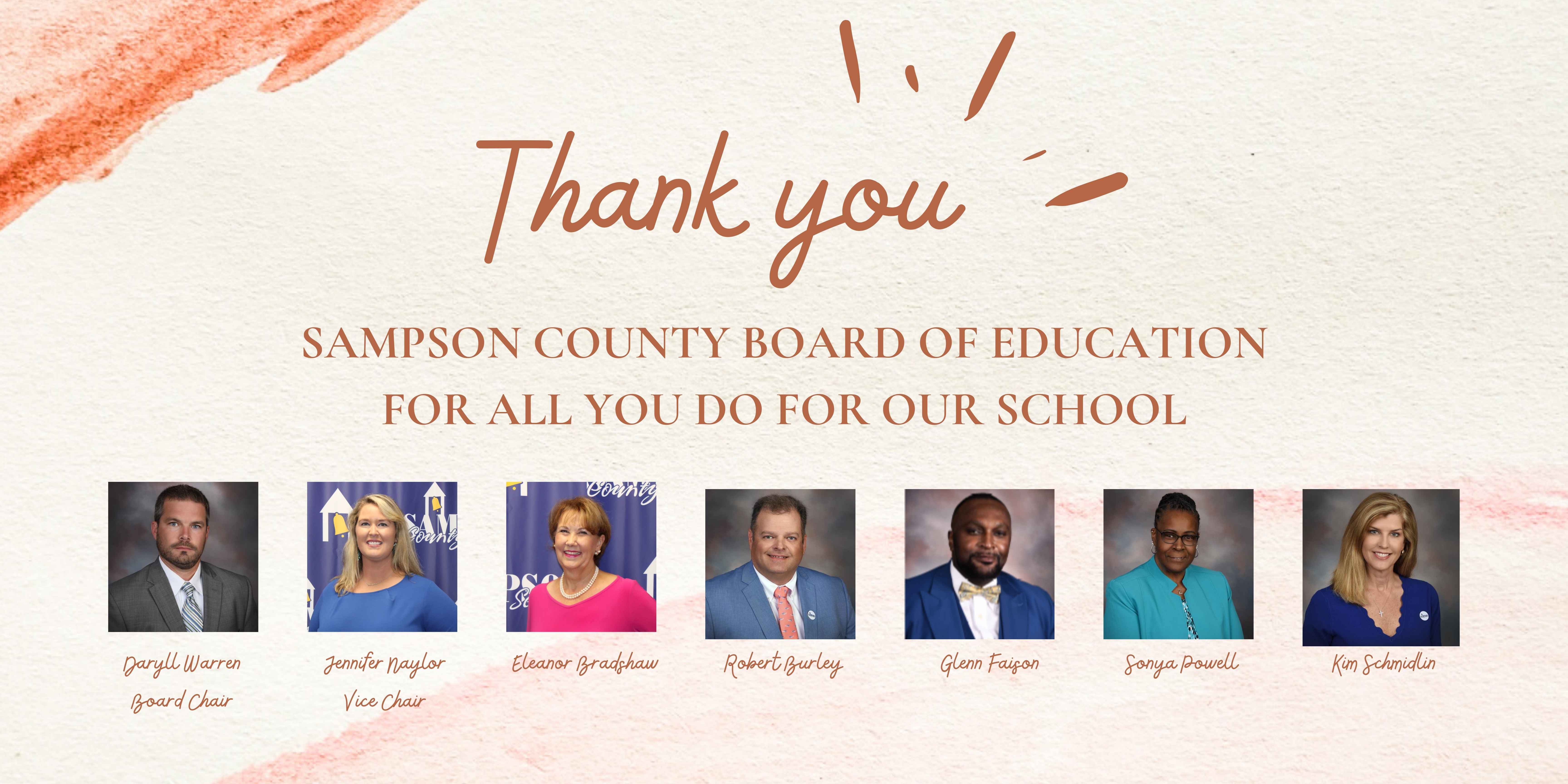 THank you School Board