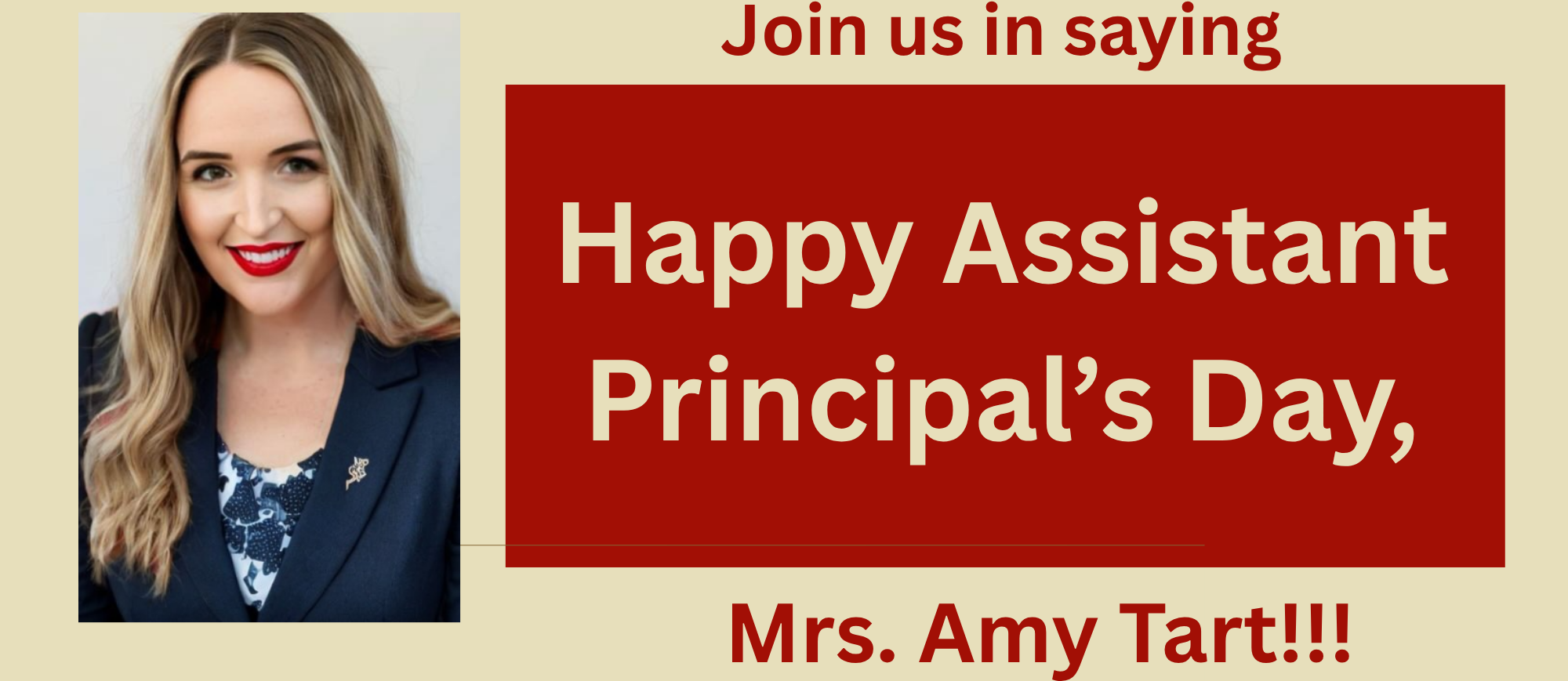 Happy Assistant Principal Day