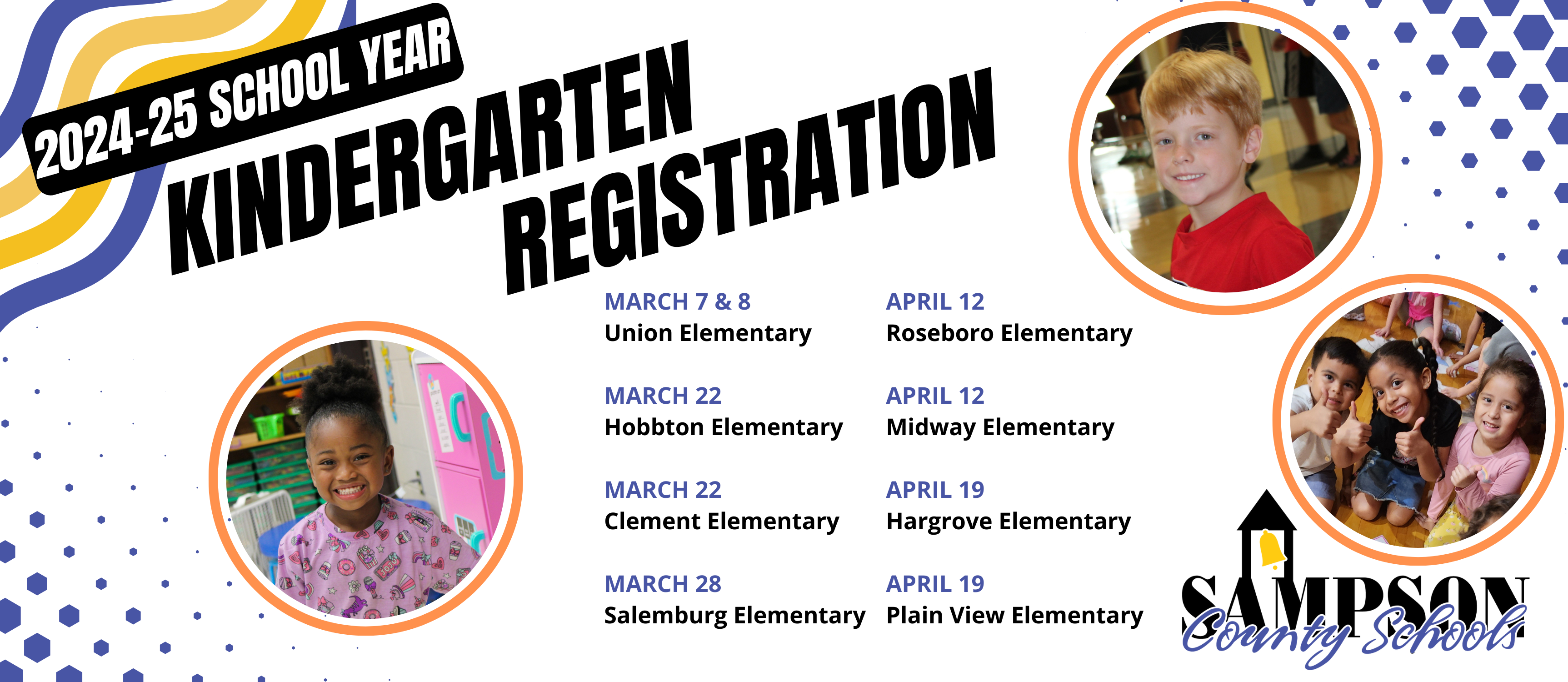 kindergarten registration dates