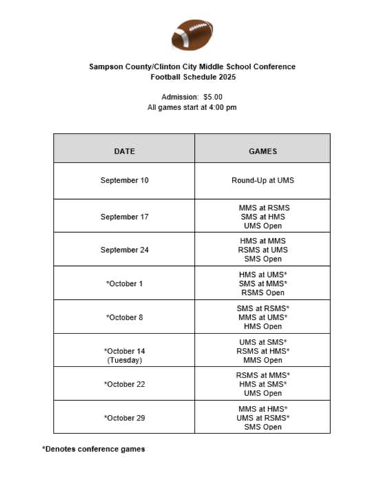 Schedule