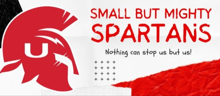 The School Motto Small but mighty spartans
