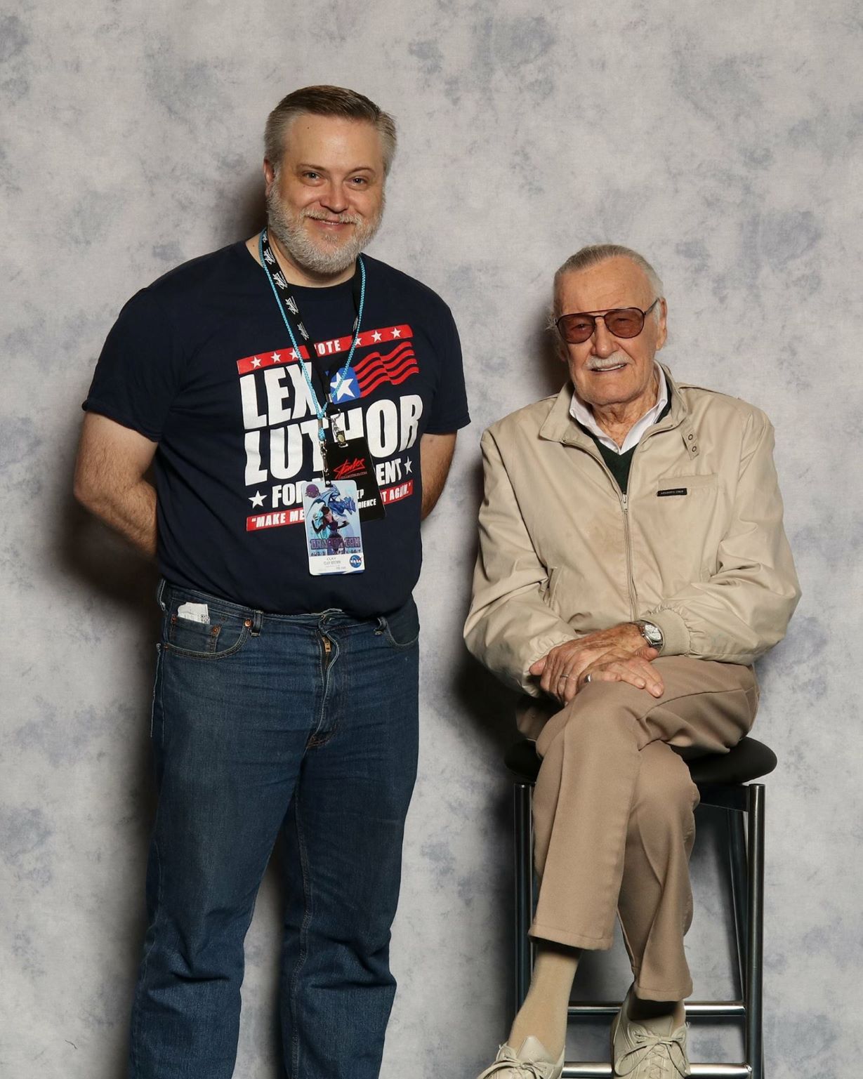 Mr. Brown and Stan Lee