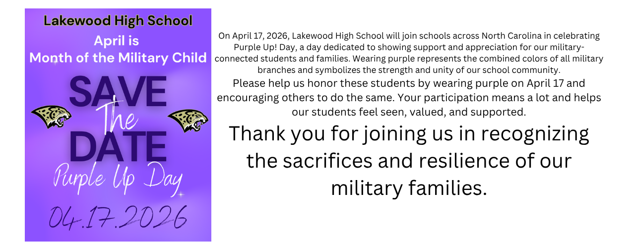 Military Children Appreciation Day - Purple Up