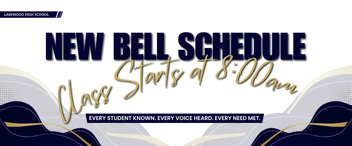 New Bell Schedule