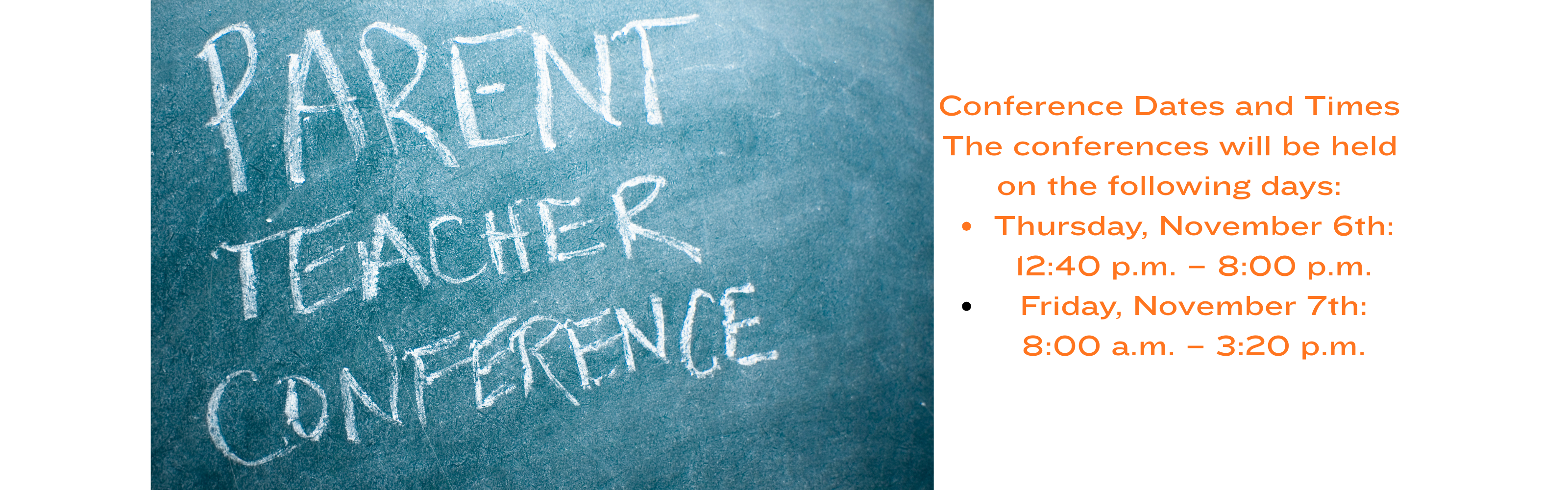 Parent/Teacher Conferences