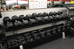 Dumbbell Sets up to 100 lbs & Kettlebells