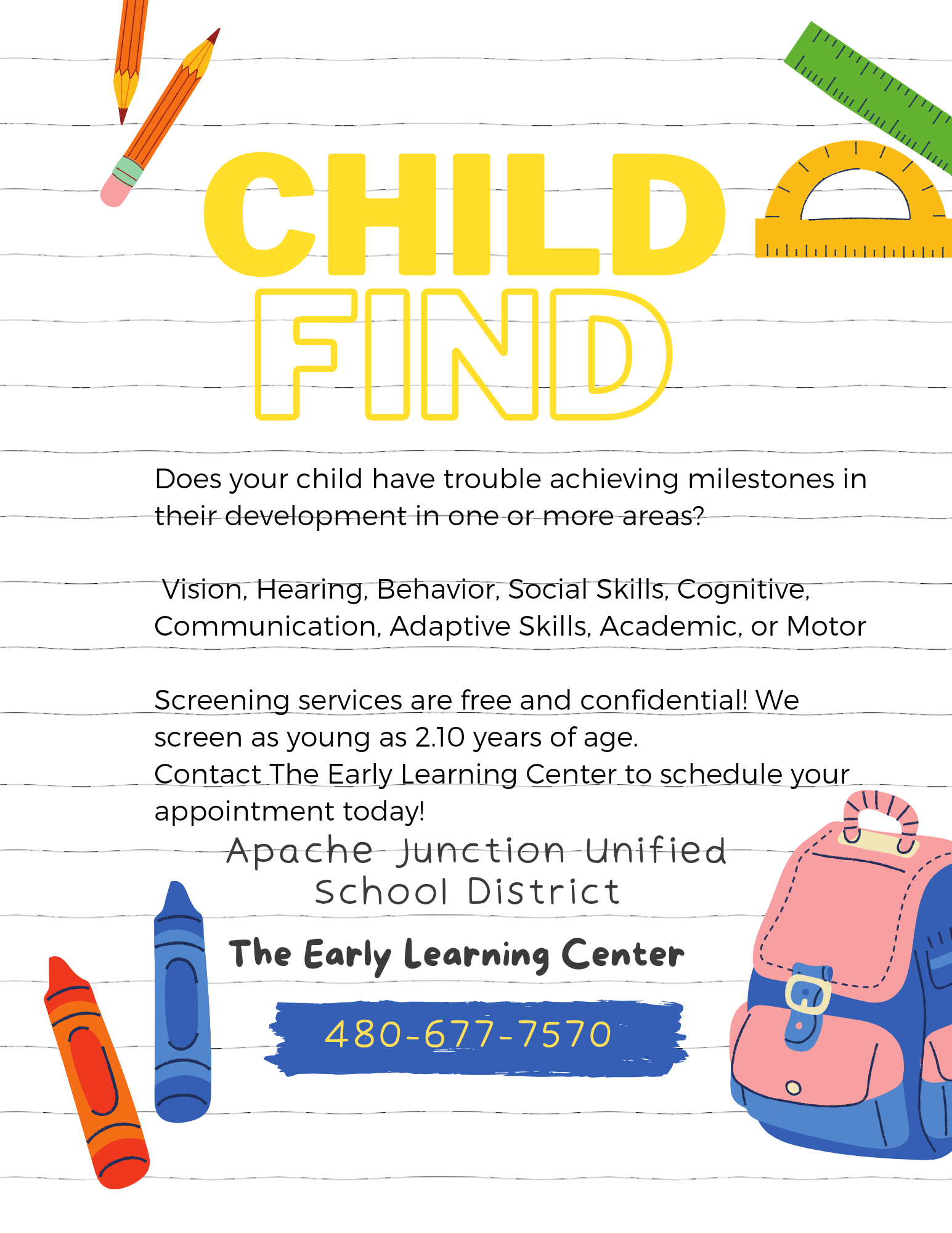 child find flyer