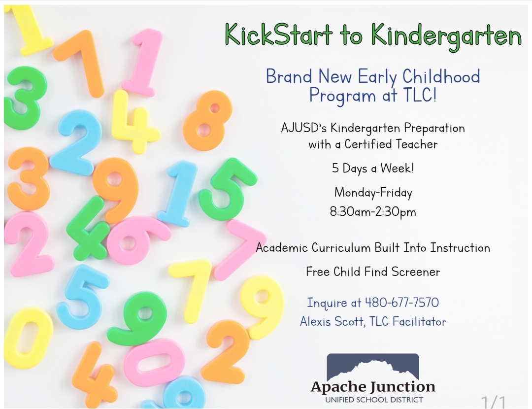 Kickstart to kindergarten flyer English