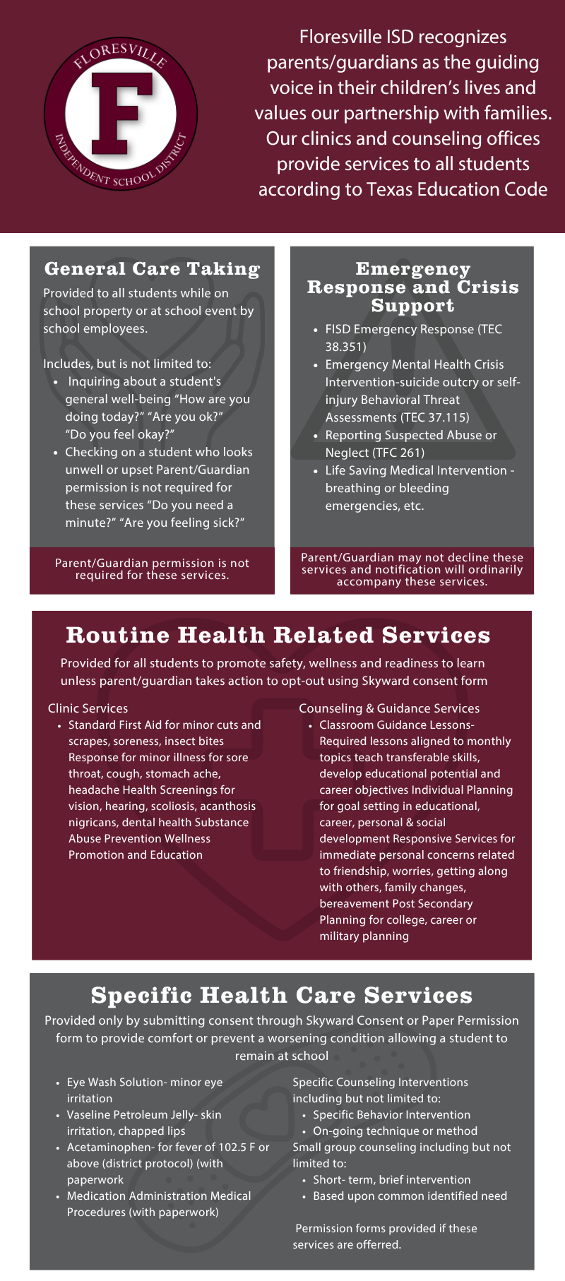 routine health info