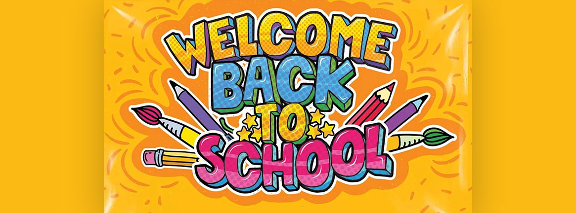 Welcome Back to School banner