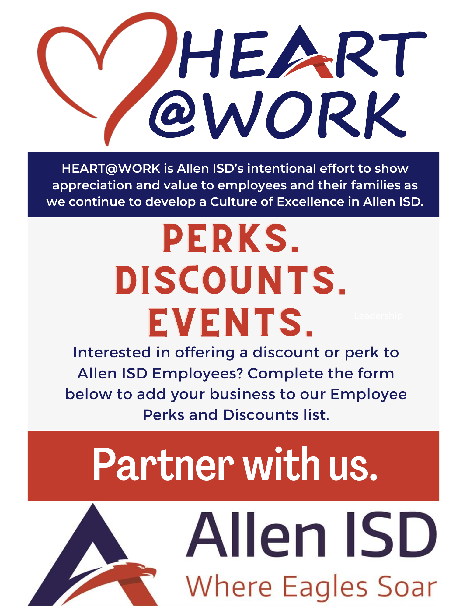 Heart@Work for Businesses & Community Partnerships poster