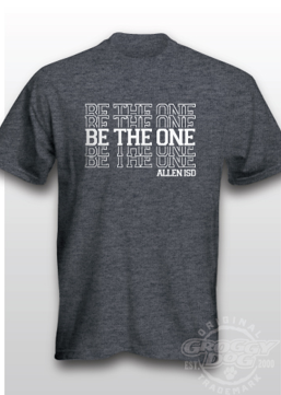 be the one grey t-shirt