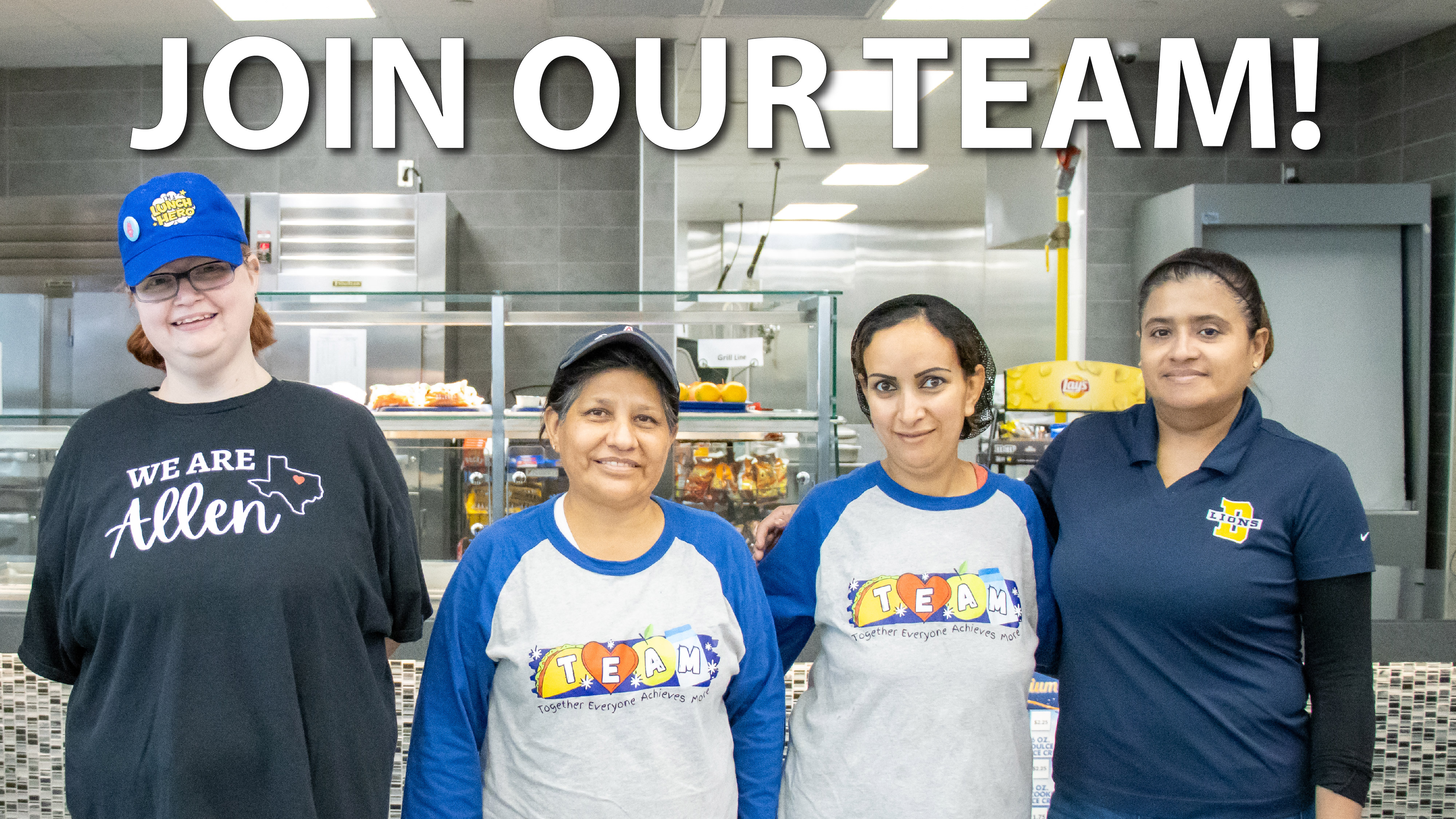 join our cafeteria team
