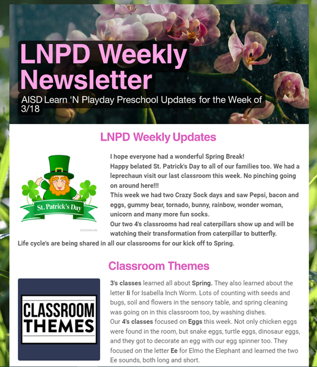 LNPD Newsletter 3-18-24