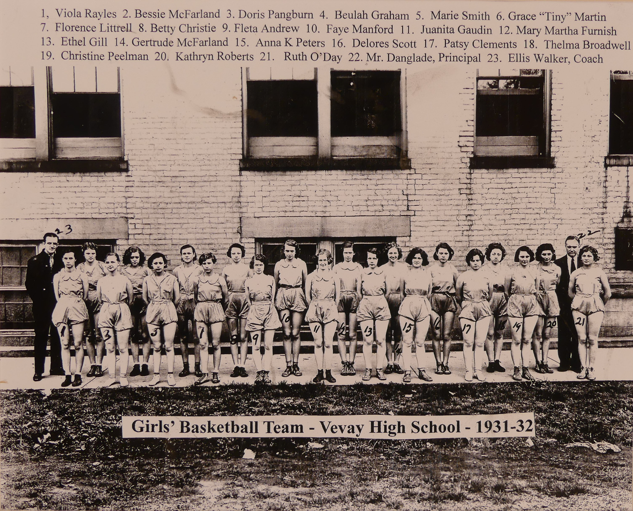1931-32 VHS Girls Basketball Team
