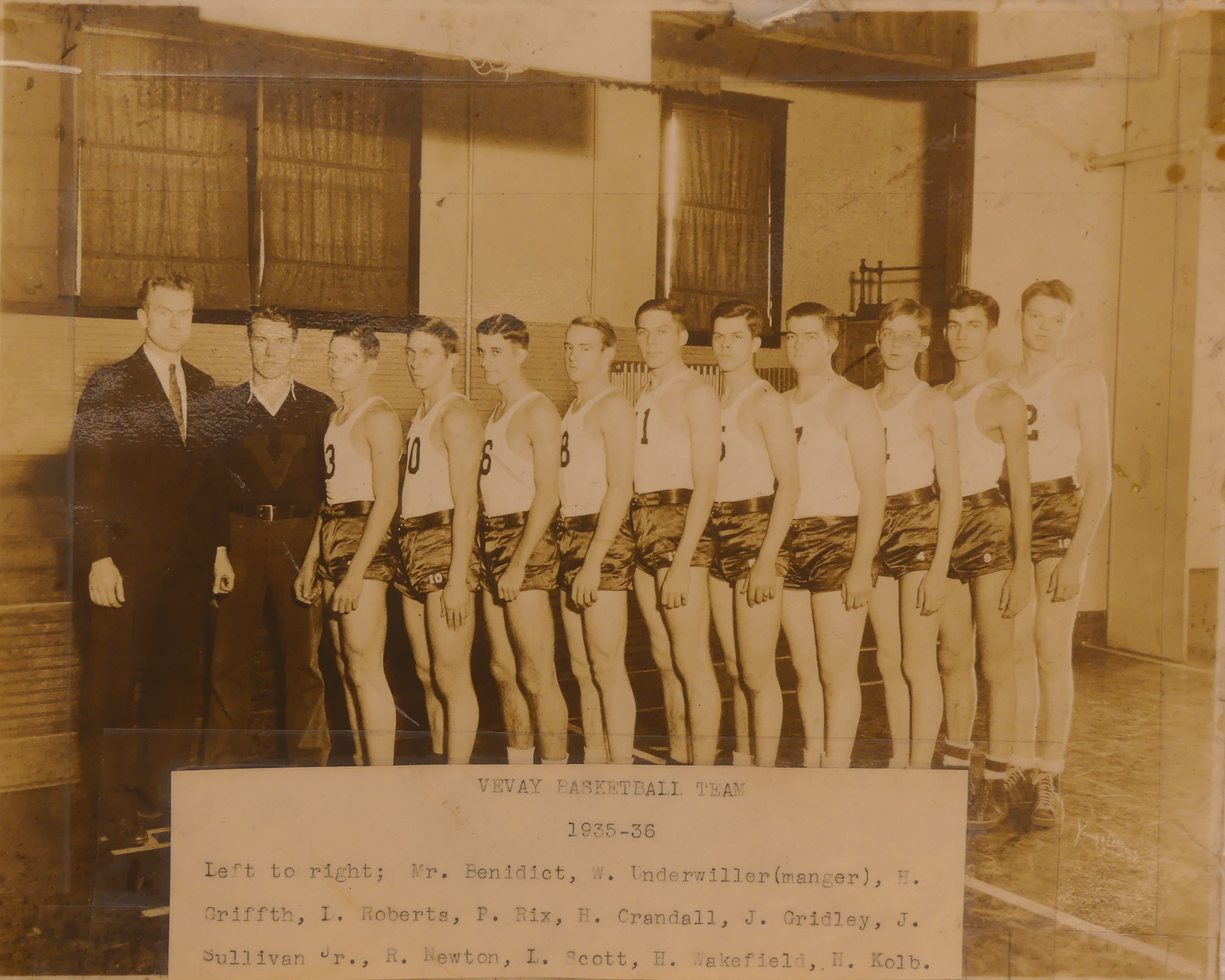 VHS 1935-36 Boys Basketball