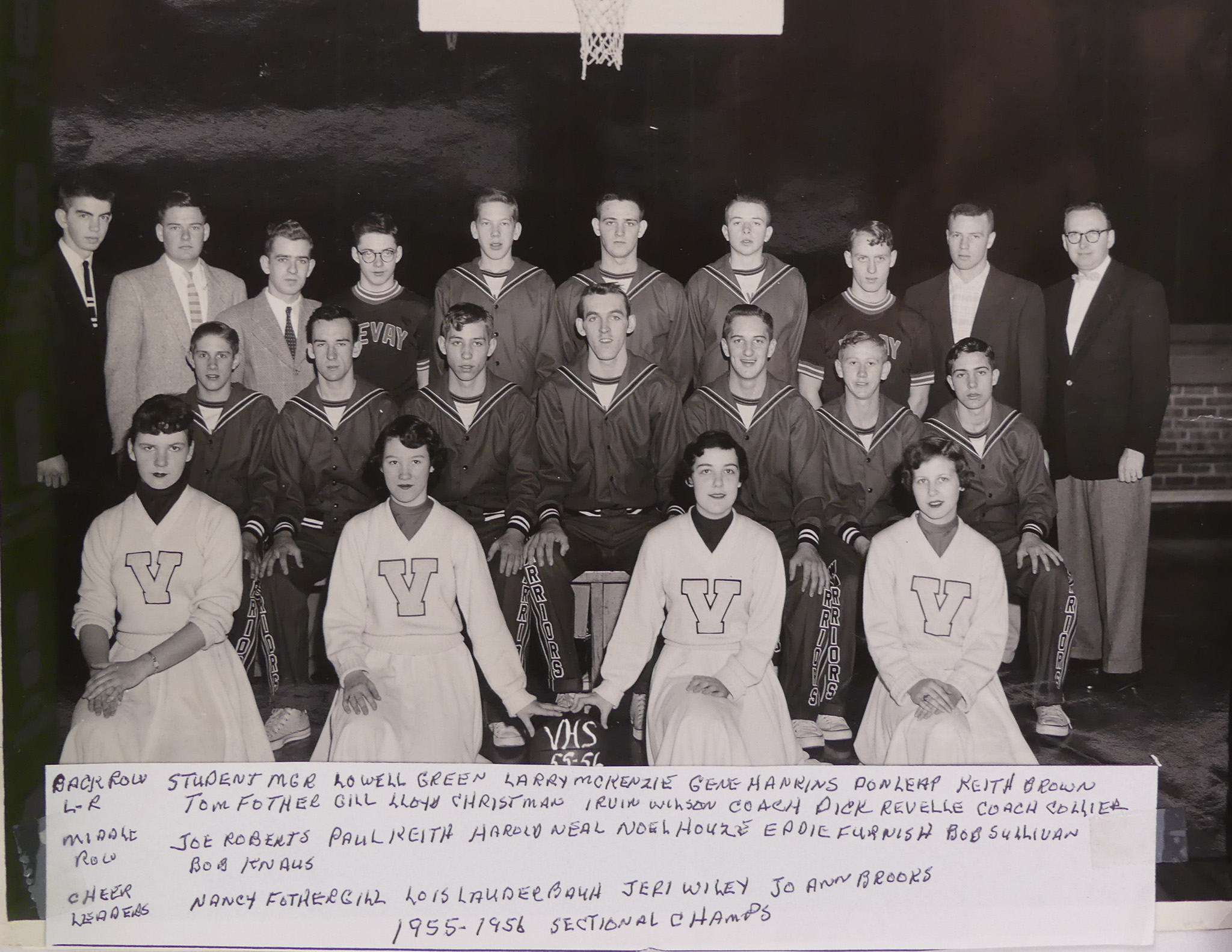 VHS 155-56 Boys Basketball