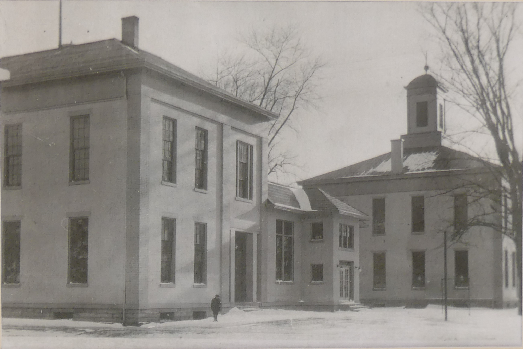 Vevay High School and Grade School with The Old Gym