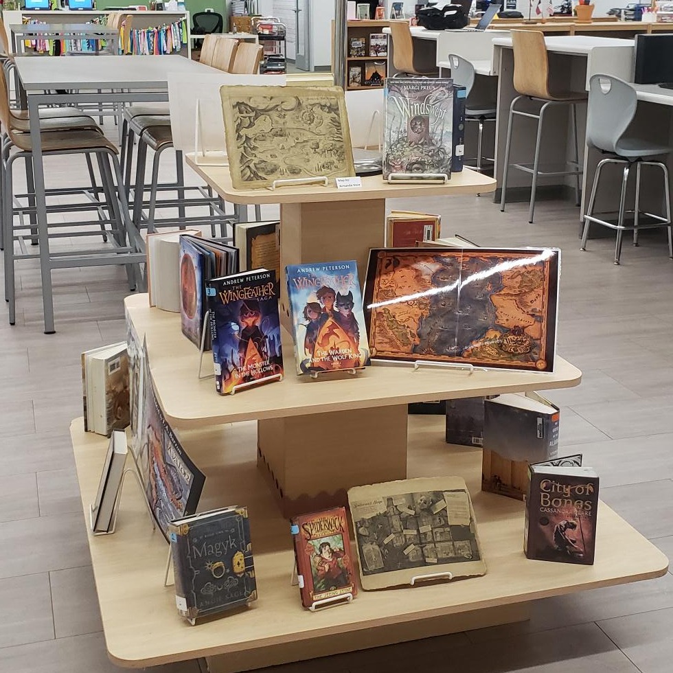 Map and book display