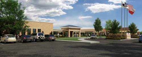 illustration of future school