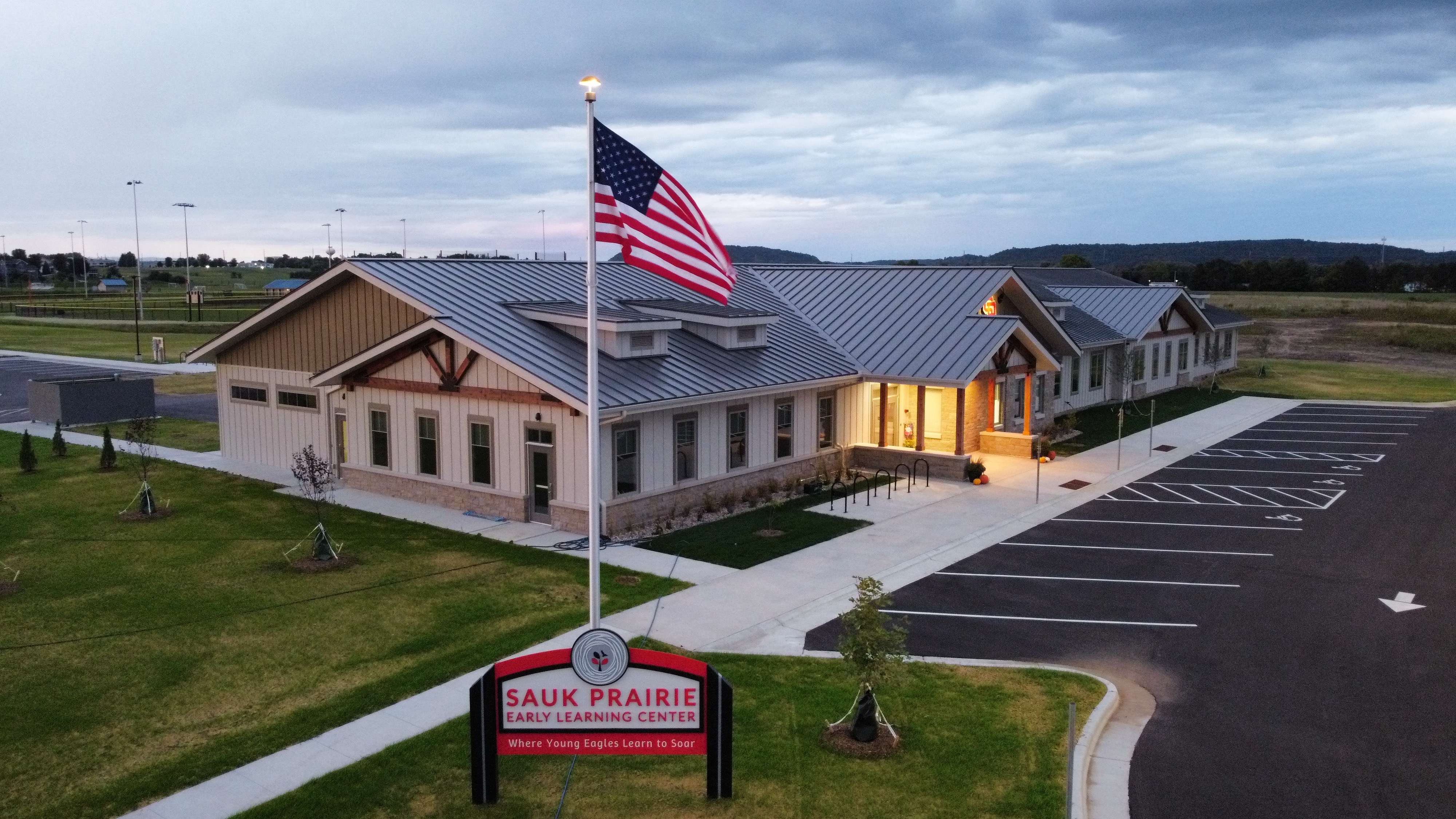 Early Learning Center from above