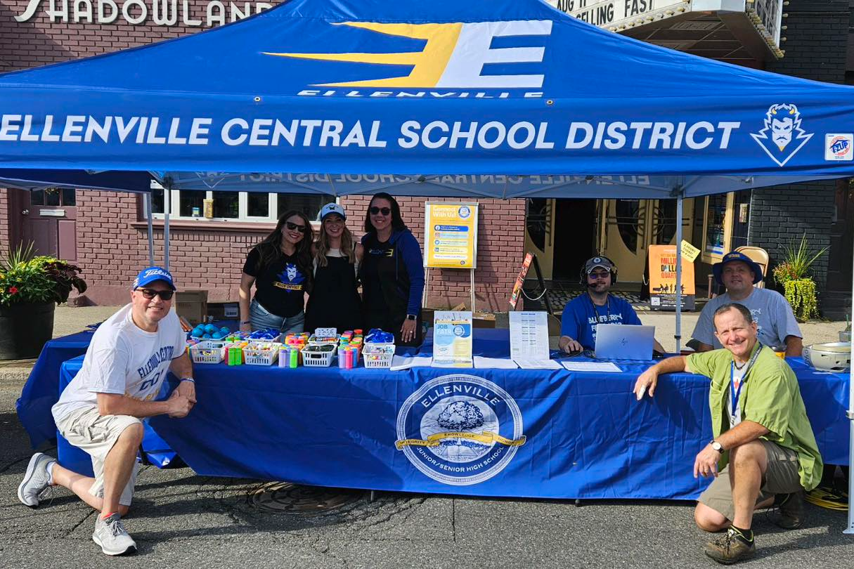 admins at blueberry festival