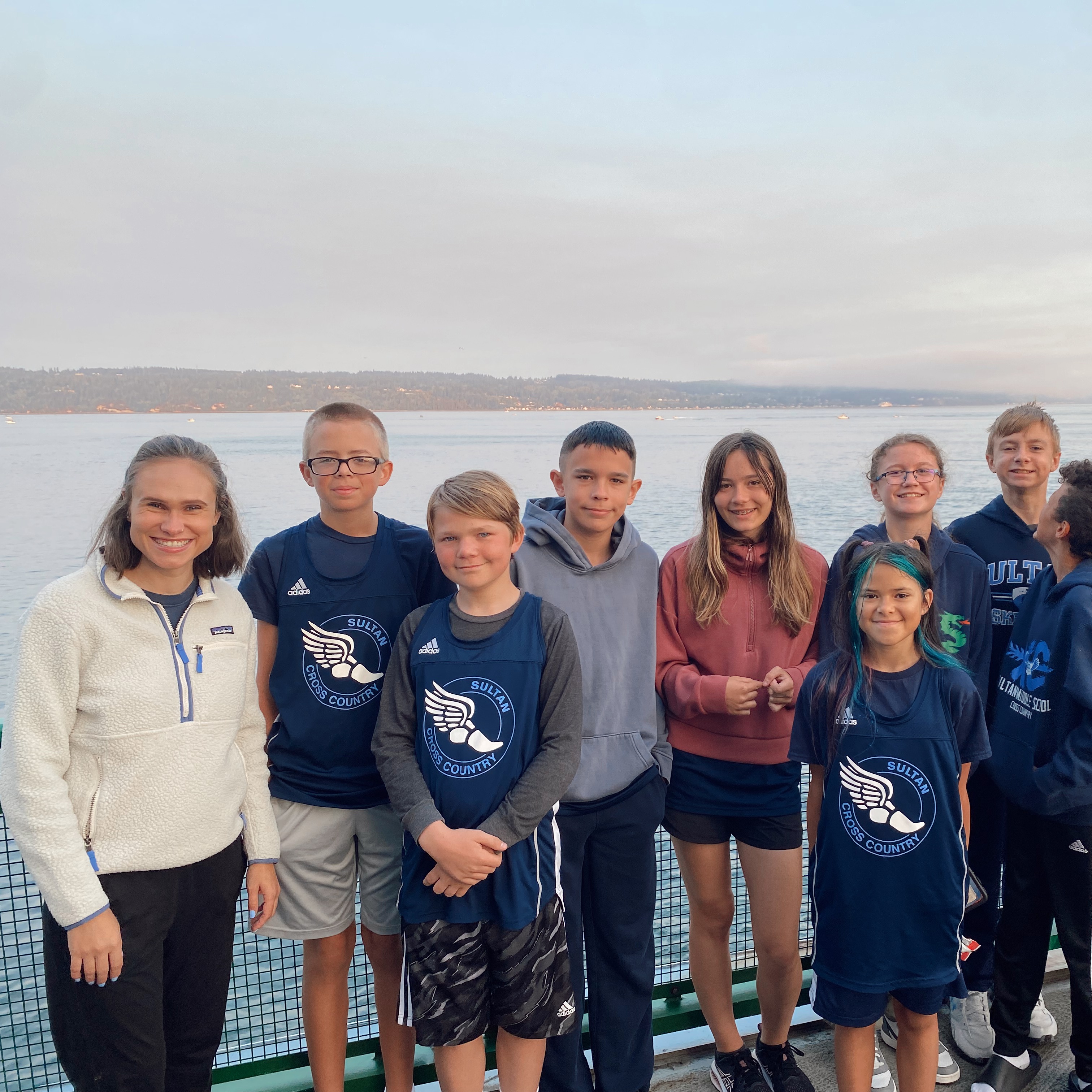 Cross Country on the ferry
