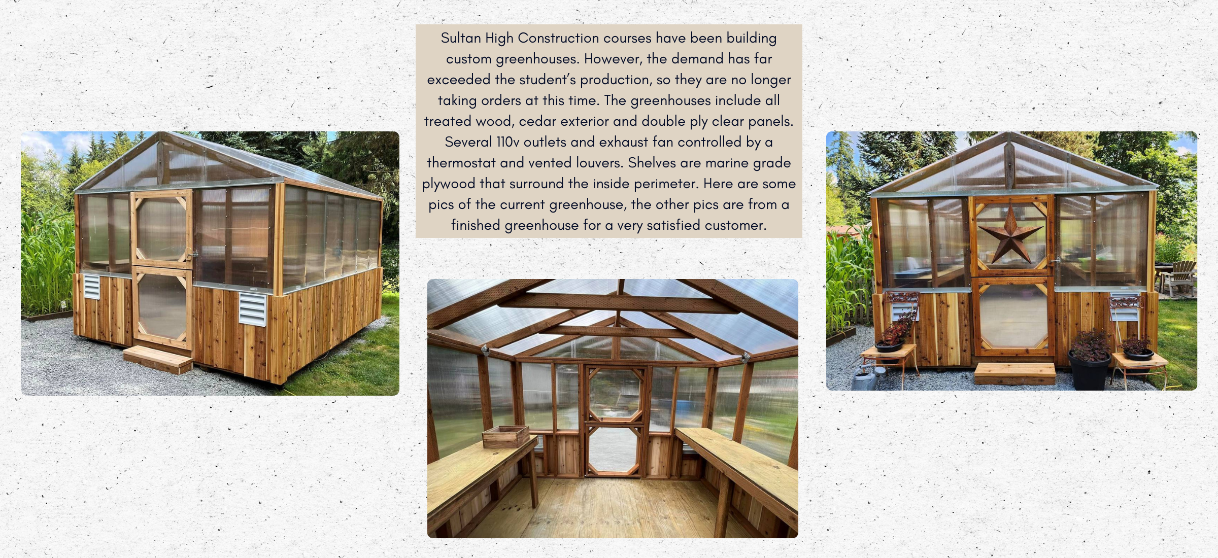 Construction Courses Greenhouse