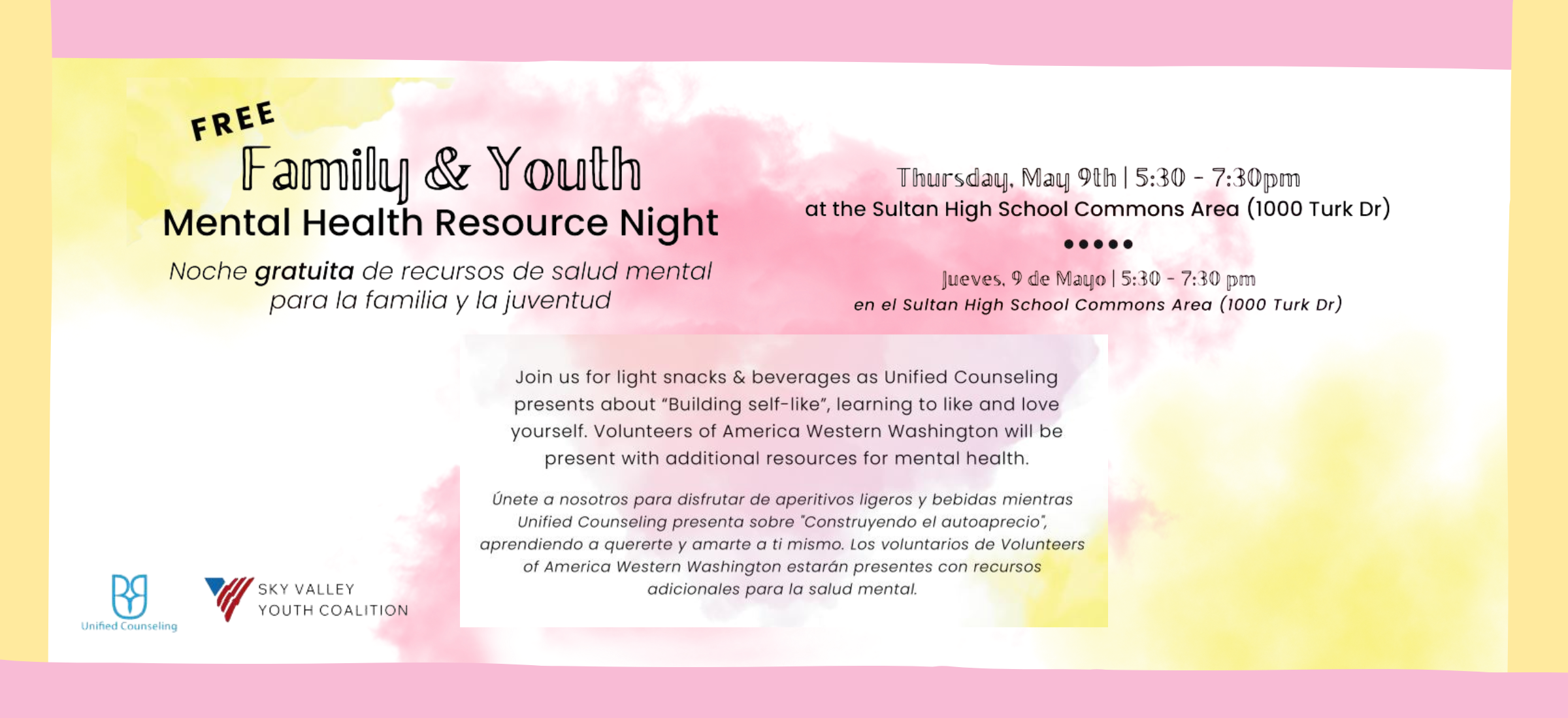 Family and Youth Mental Health Resource Night